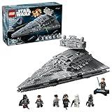 LEGO Star Wars Imperial Star Destroyer Building Toy Set - Gift for Christmas for Kids, Boys & Girls, Ages 10+ - W/Star Wars Darth Vader & 6 Minifigure Toys - 75394