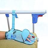 Airgoesin Medical Restricted Gloves Mitts Patient Hand Finger Straps Brace Restraint Constraint Control Belts Anti-Scratching Anti-Pull Tube Restless Self Harm Protector (Small, Left + Right)