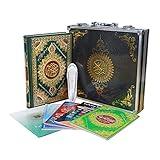 AIPEBANI 16G Quran Pen, Digital Pen Talking Reader Rechargeable Quran Book Reader with Multilingual 25 Reciters, Aluminium Box Packaging, Muslims Gift Ramadan Gift