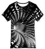 uideazone Youth Boys T-Shirt Short Black Sleeve Size 13 14 Summer T Shirts 3D Graphic Shirt Top for School 13-14 Years