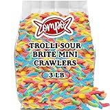 SourBrite Crawlers Candy Gummy Worms, Bulk 3 Lbs, Sour Gummy Worms Bulk, Sweet and Sour Candy, Assorted Fruit Flavors Gummy Crawlers Candy, Bulk Candy for Parties and Pinatas