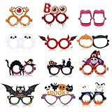 Halloween Party Favors - 12 PCS Paper Eyeglasses | Womens Halloween Costumes 2025 - Halloween Shirts Pajamas Sweatshirts - Trick or Treat Decorations Accessories Gifts Dress Makeup for Adults Girls