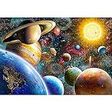 Jigsaw Puzzles 1000 Pieces for Adults, Families (Space Traveler, Solar System) Pieces Fit Together Perfectly