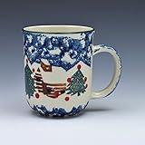 Folkcraft Tienshan Cabin in the Snow Coffee Cup Mug