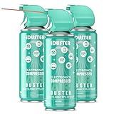 iDuster Compressed Canned Air Duster for Computer - Disposable Electronic Keyboard Cleaner for Cleaning Duster, 3PCS(3.5oz)