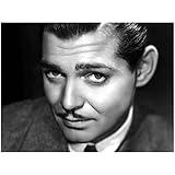 Close Up of Handsome Young Clark Gable in Suit and Tie - 8x10 Photograph / Photo - Black and White