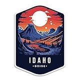 Boise, Idaho State Travel Sticker Sticker Decal Notebook Car Laptop 4"x5.5" (Color)