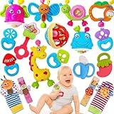 AZEN 18Pcs Baby Toys, Baby Rattle, Newborn Infant Toys