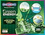 Snap Circuits Green Energy Electronics Exploration Kit | Over 125 Exciting STEM Projects | Full Color Project Manual | 45+ Snap Circuits Parts | STEM Educational Toys for Kids 8+
