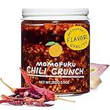 Momofuku Chili Crunch by David Chang, (5.5 Ounces), Chili Oil with Crunchy Garlic and Shallots, Spicy Chili Crisp