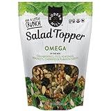 Modern Mill Omega Mixed Salad Topper By Gourmet Nut - Dried Cranberries, Figs, Roasted Sliced Almonds, Walnuts, Cherries & Pumpkin Seeds - Gluten Free, Kosher, Vegan Snack Mix - 12 oz Resealable Bag