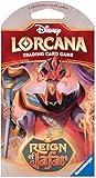Ravensburger Disney Lorcana TCG: Reign of Jafar Single Booster Pack with 12 Assorted Cards for Ages 8 and Up | Collectible Trading Cards | Ideal for Disney Fans & TCG Players