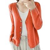 Ymperjum Best Amazon Deals This Week 10 Cent Items Cardigan Sweaters for Women Long Sleeve V Neck Button Knitted Cardigan Leisure Loose Cardigan Autumn Coat Log into My Account