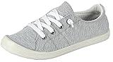 Forever Link Women's Classic Slip-On Comfort-01 Light Grey Fashion Sneaker (7.5)