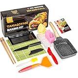 FUNGYAND Tamagoyaki Pan Set, 12-in-1 Japanese Omelette Pan with Spatula, Bamboo Mat, Knife, and Sushi Accessories - 5x7 Inches Deluxe Cookware