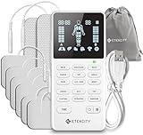 Etekcity 4-Output TENS Unit, FSA HSA Store Eligible, Muscle Stimulator Accessories Machine, Neck Back Massager, Period Cramp, Nerve Sciatica Pain Relief, Rechargeable Electric Medical Physical Therapy