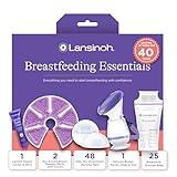 Lansinoh You’ve Got This Breastfeeding Essentials Kit for New Moms, 77-Piece Gift Set with Nursing Pads, Breastmilk Storage Bags, Nipple Cream, Hot & Cold Therapy Packs, and Silicone Breast Pump