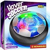 Hover Soccer Ball for Kids - Boy Birthday Gifts - Indoor Toy Games Gift for Boys Age 6, 7, 8, 9, 10, 11, 12 Year Old - Light-Up Toys Game for Kid - 6-8, 8-12 - Gift for 8 Year Olds (Single)