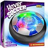 Hover Soccer Ball for Kids - Boy Birthday Gifts - Indoor Toy Games Gift for Boys Age 6, 7, 8, 9, 10, 11, 12 Year Old - Light-Up Toys Game for Kid - 6-8, 8-12 - Gifts for 8 Year Old Boy (Single)