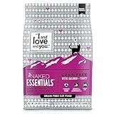 I and love and you Naked Essentials Dry Cat Food - Salmon + Trout - Grain Free, Real Meat, No Fillers, Prebiotics + Probiotics, 3.4lb Bag