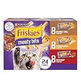 Purina Friskies Gravy Wet Cat Food Variety Pack, Meaty Bits - (Pack of 24) 5.5 oz. Cans