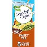 Crystal Light Sweet Tea Naturally Flavored Powdered Drink Mix, 6 ct Pitcher Packets