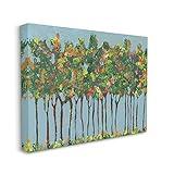 Stupell Industries Abstract Trees Seasonal Transition Leaves Blue Sky, Designed by Regina Moore Canvas Wall Art, 36 x 48, Multi-Color