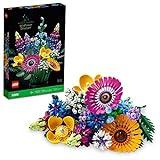 LEGO Botanicals Artificial Wildflower Bouquet - Fake Indoor Flowers Building Set for Home, Kitchen, Desk Decoration, Adults Ages 18+ - Gift for Graduation - 10313