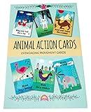 CREATIVE MANGO. Animal Action Cards. Encourage movement for kids.