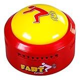 Talkie Toys Products Fart Button - Lights Up and Plays 20 Funny Fart Sounds - Hilarious Talking Toy for Fart Games, Fart Pranks, Office Humor, Stress Relief and More