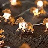 Fairy Pony String Lights Unique Decorative Lights Horse Gifts for Girls Cute Lights 20LEDs 8ft Battery Operated for Birthday Horse Lover Xmas Thanksgiving Decor