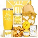 Gift Baskets for Women, 10pcs Unique Birthday Gifts for Women, Best Friend Birthday Xmas Gifts, Get Well Soon Gift Basket Sending Sunshine Cheer Up Box for Sister Friendship - BRIGHTEN UP HER DAY!