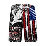 FT FENTENG Mens Swim Trunks Swimsuits, Patriotic 1776 American Flag Board Shorts Men's Swimwear Bathing Suit with Mesh Lining, Funny Hawaii Quick Dry Beach Shorts for Men Swimming Trunks, XX-Large