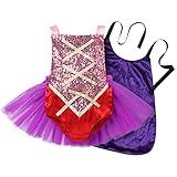 Baby Witch Costume for Girls: Infant Halloween Costumes Witches Sisters Costumes Kids Toddler Sequin Romper Dress Up Tutu Birthday Outfit Cape Cloak Photoshoot Pink 18-24 Months