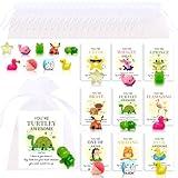 AWEELON 36 Sets Mini Resin Appreciation Gift Breathing Gift Bulk Emotional Coworker Gifts Support Resin Animals Positive Glow for Coworker Emotional Mental Health Care Support Gift for Team