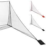 GoSports Shank Net Attachment for Golf Hitting Nets - Black
