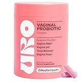 O Positiv URO Vaginal Probiotics for Women pH Balance with Prebiotics & Lactobacillus – Vaginal Health Supplement – Promote Healthy Vaginal Odor & Flora, 60 Count (Pack of 1), 1 Month Supply