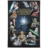 Open Road Brands Disney Star Wars Gallery Wrapped Canvas Wall Art - Classic Star Wars Wall Decor Featuring Luke Skywalker, Darth Vader, Chewbacca, and More