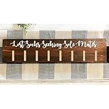 CaseYat Fun Retro Wooden Sign Lost Socks Seeking Sole Mates Sign Funny Laundry Sign Laundry Room Sign Novelty Fun Home Family Friends Gift Bathroom Patio Bar Bar 4x16 inch