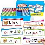 40 Read and Rhyme Flip Books, Learn to Read Phonics Flash Cards,Sight Words Flash Cards Kindergarten,Word Family Build Book Sight Word Games Reading Games Phonics Books for Preschool Learning Activity