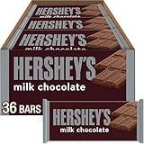 HERSHEY'S Milk Chocolate Candy Bars, 1.55 oz (36 Count)