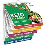 Keto Cheat Sheets Magnets Booklet - Keto Gifts For Women - Keto Diet Beginners Guide - Keto Food Book Magnetic Chart - Weight Loss Low Carb Ketogenic Diet Keto Cookbook Meal Plan - Keto Chow Mojo