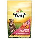 Nature's Recipe Grain Free Dry Dog Food, Salmon, Sweet Potato & Pumpkin Recipe, 12 lb. Bag