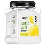 Roots Circle All-Natural Citric Acid | 1 Pack - 1.87 Pounds | Kosher for Passover | Food-Grade Flavor Enhancer, Household Cleaner & Preservative | for Skincare, Cooking, Baking, Bath Bombs