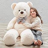 MaoGoLan Giant Teddy Bear Big 4 Feet Stuffed Animal Stuffed Bear Baby Shower Life Size Large Teddy for Girlfriend Boyfriend Wife Children