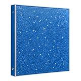 EYROZILL 1 Inch Binder 3 Ring Back to School Binders Fashion View Binder with 2 Pockets for Office Supplies, Waterproof, Royal Blue