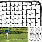 Golf Practice Net, 10 x 20 Ft Golf Hitting Nets Heavy Duty Nylon Golf Netting for Garage Backyard