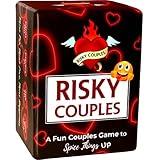 RISKY COUPLES - Super Fun Couples Game for Date Night: 150 Spicy Dares & Questions for Your Partner. Romantic Anniversary & Valentines Gifts. Card Game for Couple