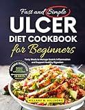 Fast and Simple Ulcer Diet cookbook for Beginners: Tasty Meals to Manage Gastric Inflammation and Support Healthy Digestion