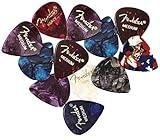 Fender Premium Picks Sampler - 12 Pack Includes Thin, Medium & Heavy Gauges (Austin Bazaar Exclusive)